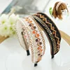 Ethnic Style Embroidery Flower Hairbands For Women Hair Accessories Hairband for Girls Flower Crown Headbands ► Photo 3/6