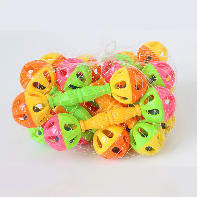 2Pcs Bird Parrot Toy Rattle Birds Fun Interactive Parrot Bird Cage Toy Pet Bird Supplies Training Accessories