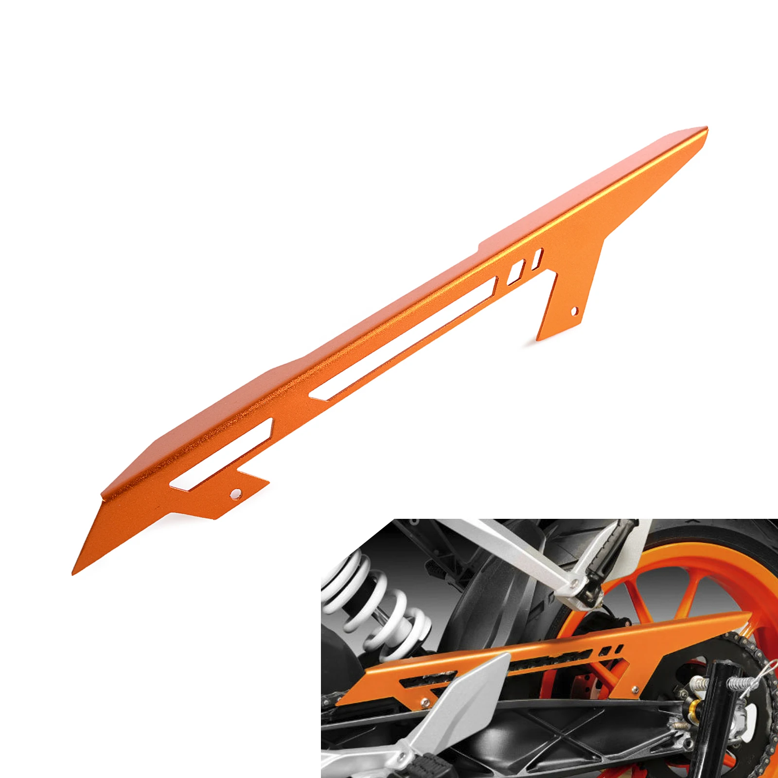 Motorcycle Anodized Chain Guard Cover 