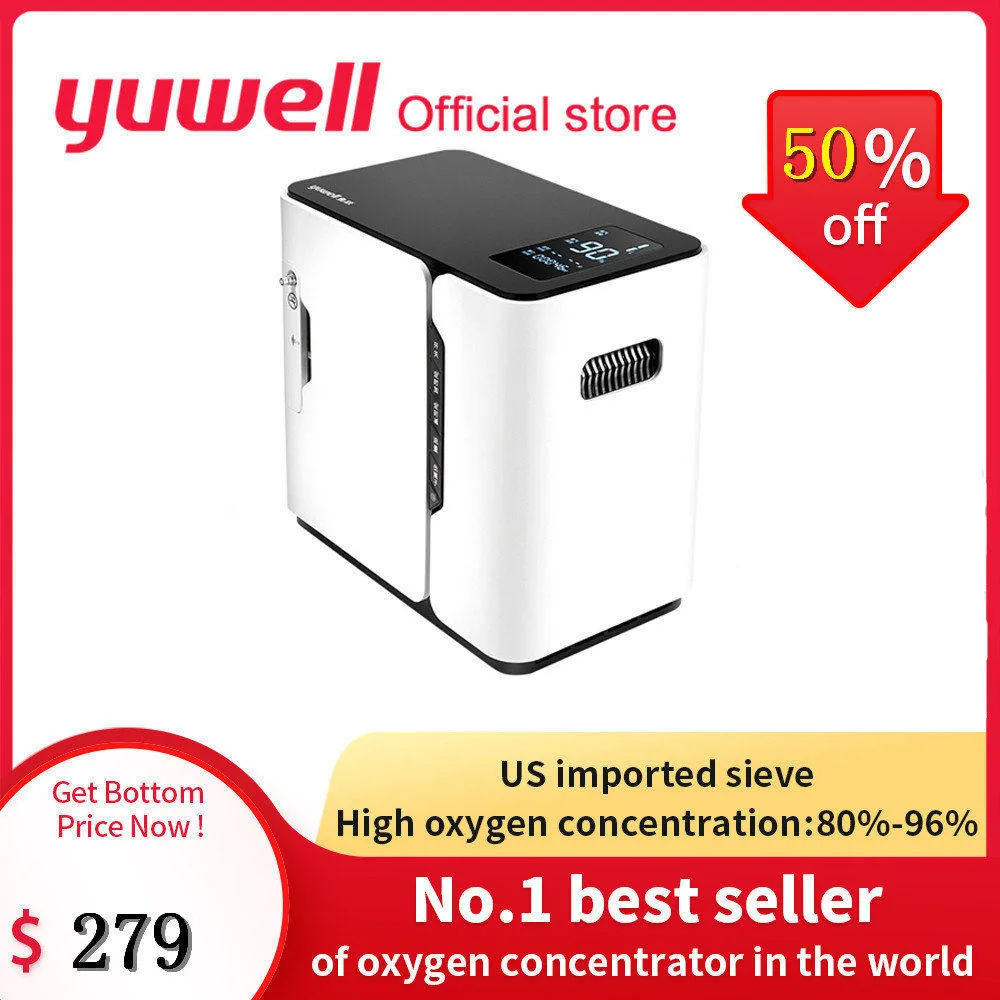 

Yuwell YU300 Oxygen Concentrator Generator Be Good For Ventilator Sleep Oxygen Concentrator Medical Equipment High Concentration