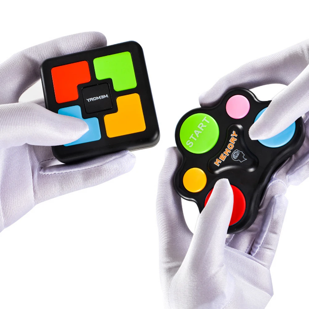 

Children Memory Game Console Training Brain Coordination Machine LED Light Flash Sound Interactive Educational Toy