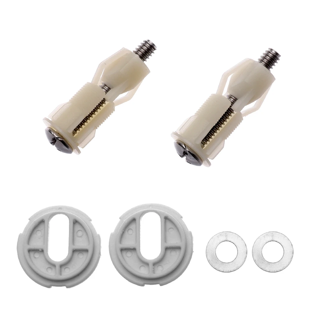 2Pcs Toilet Seat Bolts Hinges Screws Bathroom Nut WC Hole Fixing Fit Kits Screw DIY Repair Tools Universal Replacement Hardware