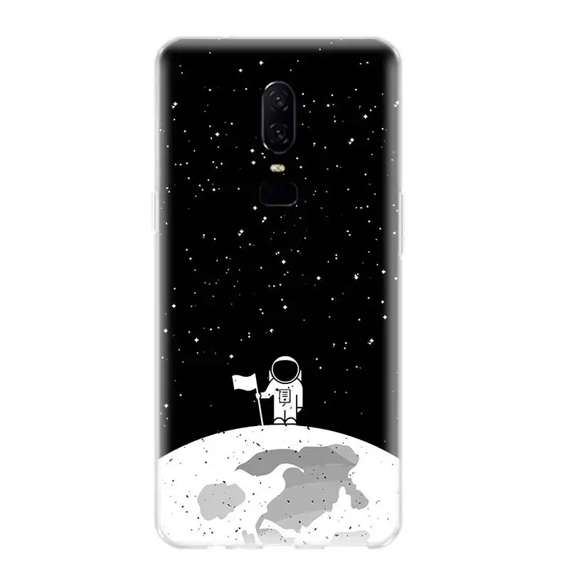 Чехол для телефона с изображением космоса Луны милых котов, чехол для OnePlus 1+ 7 Pro 7t 6 6T 5 5T 3 T, художественный подарок с рисунком, индивидуальные чехлы - Цвет: TW202-8