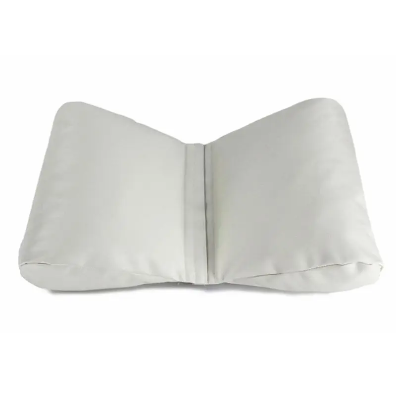 White PU Leather Newborn Photography Props Cycle Wedge Shaped Pillow Baby Photo Prop Backdrop Basket Stuffer 3 Colors - Цвет: White