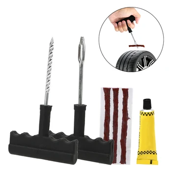 

LEEPEE Auto Motorcycl Tire Tyre Puncture Plug Car Tire Repair Tools Set Fast Puncture Plug Repair Block