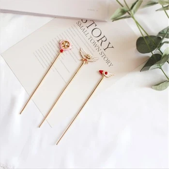 

Card Captor Hairpin Sailor Moon Hairpin Star Wing Quadratic Element Hairpin Hairpin Anime Girl Christmas Gift