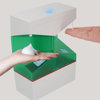 

Double Soap Dispenser Automatic Foaming Soap Dispenser Touchless Infrared Smart Sensor Shampoo Detergent Sterilize Pump