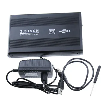 

High Quality Laptop PC Super Speed 3.5 Inch USB 2.0 HDD Enclosure Case Hard Disk Cartridge Case Plug And Play Hot Swappable