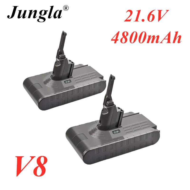 2 шт.,, 4800 мА/ч, для Dyson, 21,6 в, V8, батарея, пылесос, инструменты, li-ion, высокая емкость, замена, V8, абсолютный V8, животное