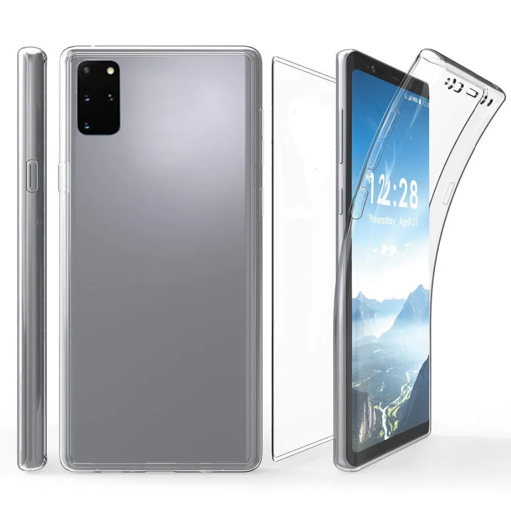 360 Degree Full Body Clear Soft Case Cover on sfor Samsung S20 A01 A51 A71 A81 A91 Note 10 Lite Full Protection Silicon Coque (3)