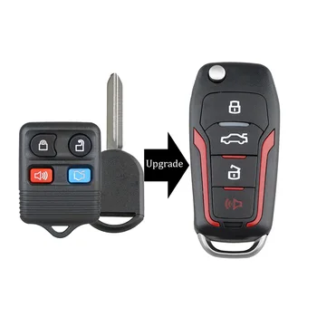 

CWTWB1U345 Remote Key For Ford Mustang 2005-2013 H75 Auto Fob 4Buttons