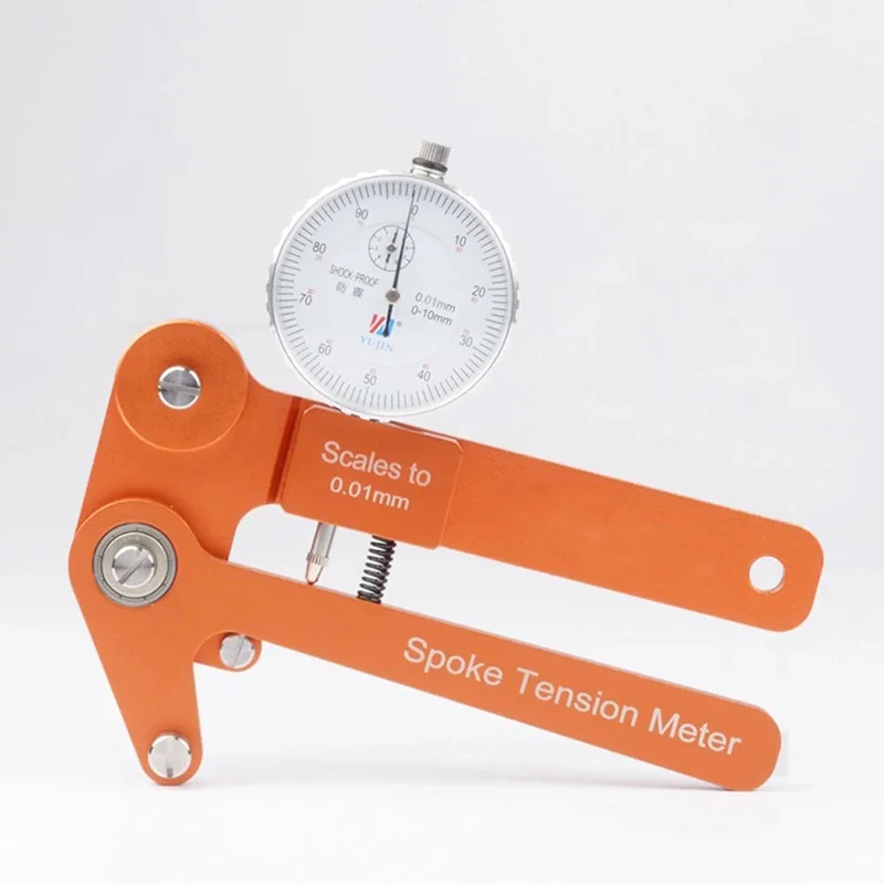

Aluminum Alloy Spoke Mechanical/Electronic Tension Meter Bikes Indicator Tensiometer Scales Wheel Correction Rim Adjustment Tool
