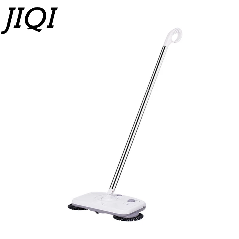 JIQI Chargable Hand-push sweeping mopping machine Sweeper mop wireless household appliances cleaner dustpan set broom artifact 6