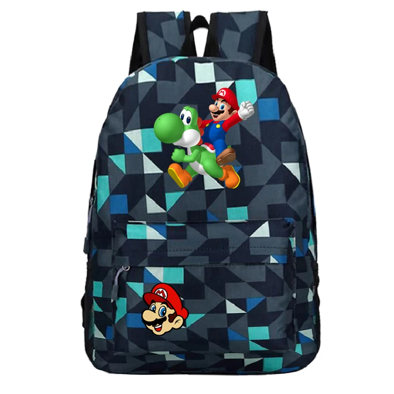 Fashion Hot Sale Super Mario Bags School Backpack Travel Shoulder Practicality Popular Pattern Schoolbag Teens School Bag