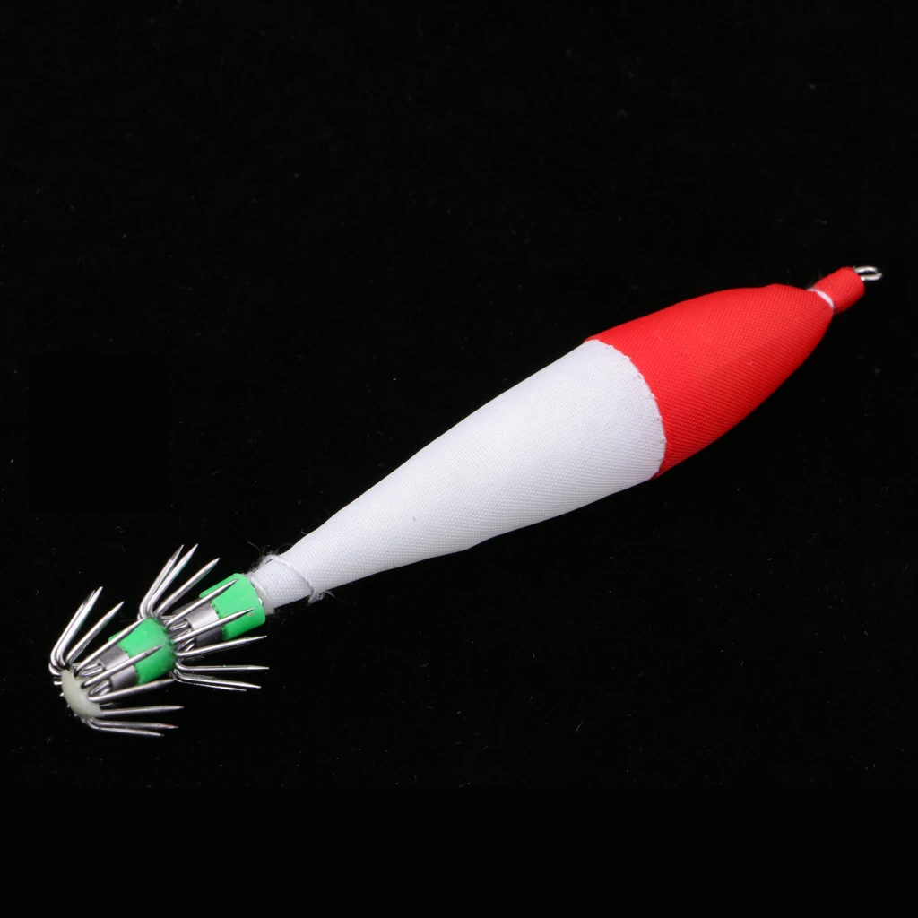 10cm Octopus Squid Lures Jig Luminous Fishing Lures Hook Shrimp Tackle Fish Tool Fishing Accessories