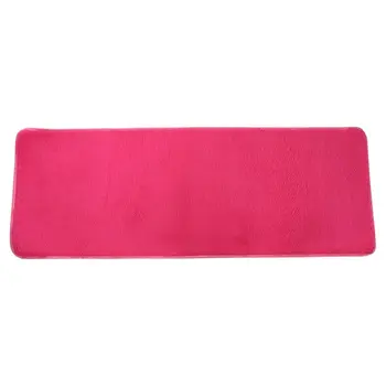 

Solid Color Rose Red Shag Area Rug Rugs Bedroom Door Floor Mat 60cm x 160cm