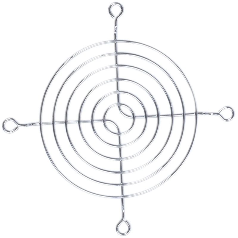2 х металлическая проволока защита от пальцев решетка 80 мм ПК Вентилятор Кулер