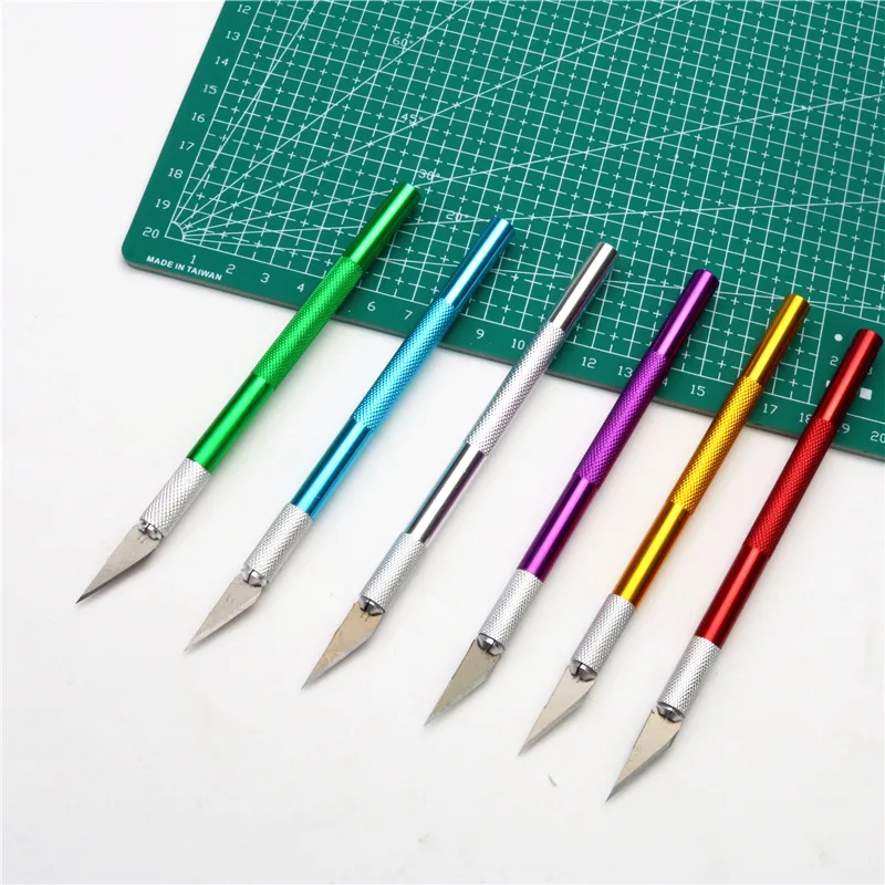 Precision Craft Knife Non-Slip Hobby Exacto Knives with 5pcs 11