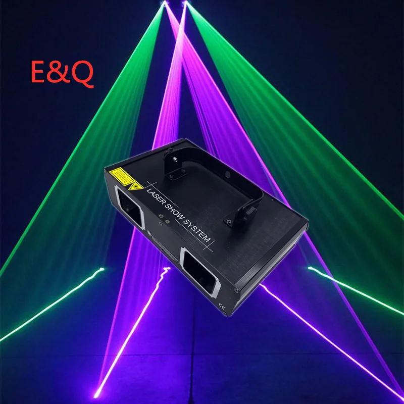 Лазерная лампа с двумя головками DMX512 сценический эффект отверстиями для диджея