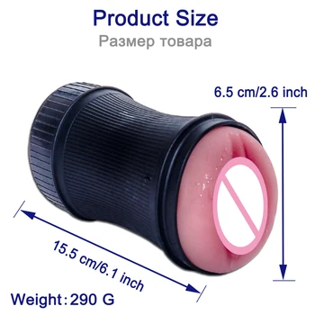 Male Sex Toy Real Vagina Masturbation Pussy Mouth Blowjob Masturbator Device Adult Endurance Exercise Oral Sex Products For Man 6