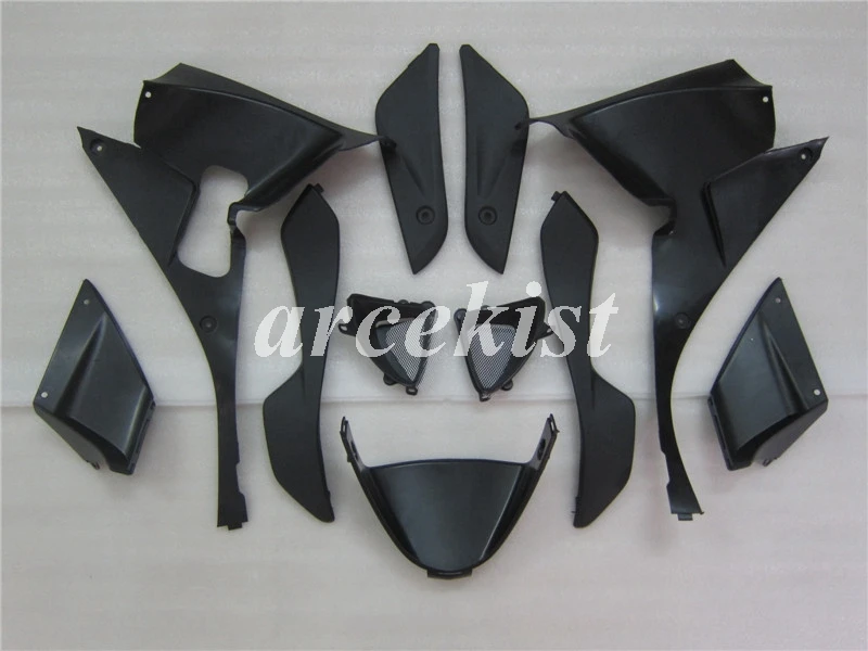 ABS мотоцикл полный обтекатель комплект Подходит для Honda CBR1000RR 06 07 CBR 1000 RR 2006 2007 Кузов Набор черный матовый