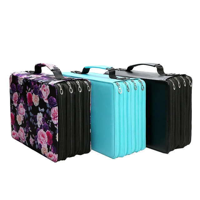 BTSKY Colored Pencil Case- 120 Slots Holder Bag Large Capacity