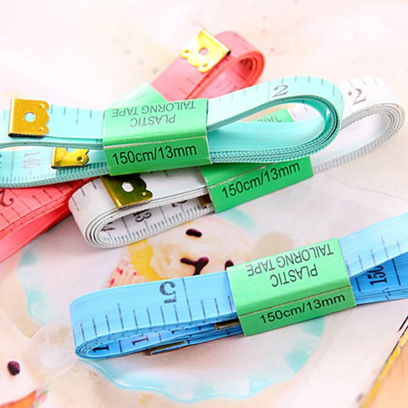 Body Measuring Ruler Tape Centimeter Tape Measure Sewing Tools Sewing Tailor Tape Waist Ruler Inch Roll Tape For Body Meter Tool wind speed instrument