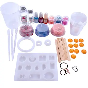 

1Set Crystal Epoxy Resin Mold Bracelet Pendant Casting Mould Handmade DIY Crafts Jewelry Making Tools