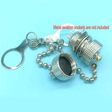 

GX12 12mm M12 Aviation Connector Plug Cover Waterproof Dust plastic/metal Cap Circular Connector Protective Sleeve
