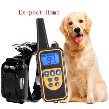 

10PCS 800m Electric Dog Training Collar Pet Remote Control Waterproof LCD Display for All Size Shock with retailbox