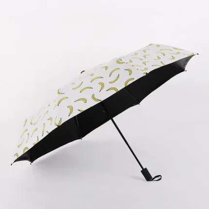 Umbrella F Супер солнцезащитный Солнечный складной зонт с фруктами высокого качества, летний Зонт с защитой от ветра и дождя, зонты QZH337 - Цвет: Umbrella F