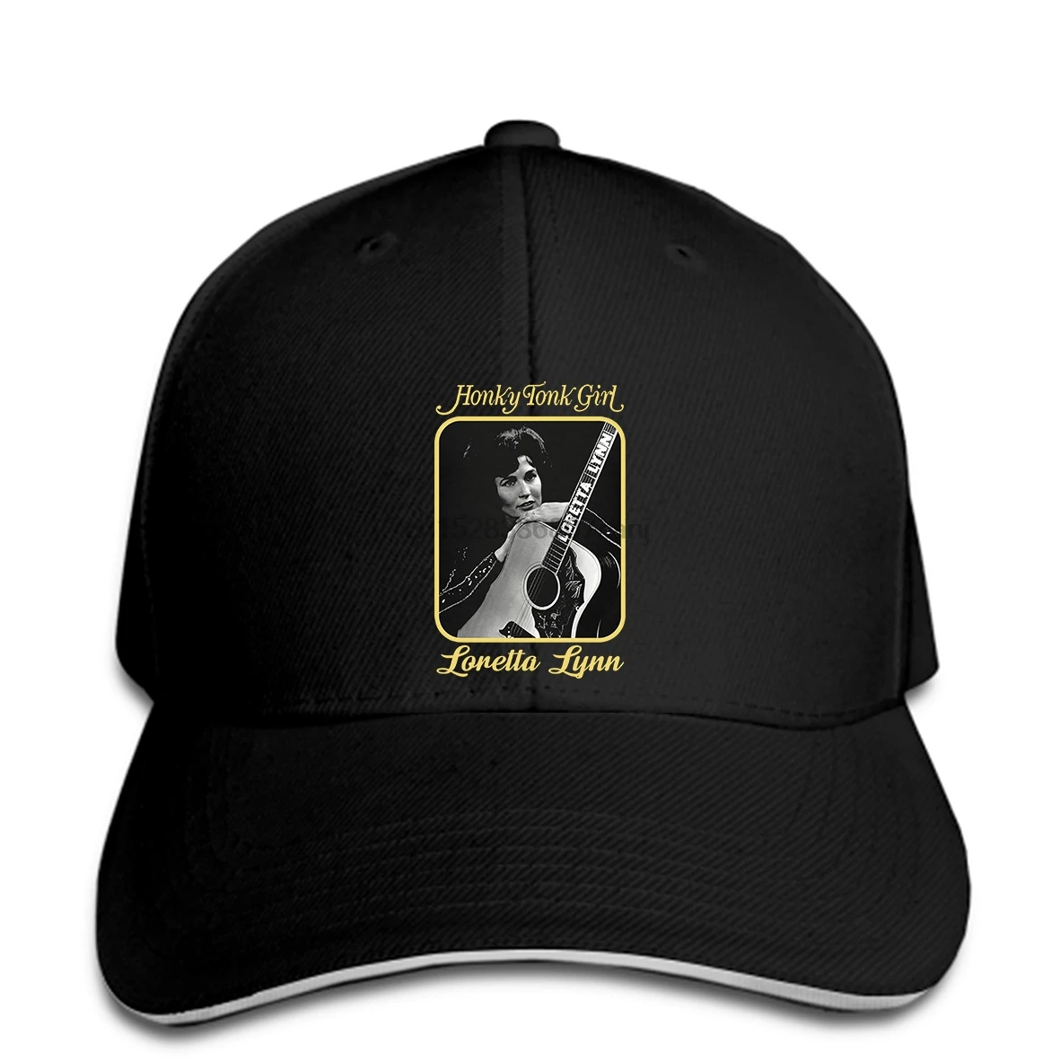 Бейсболка Лоретта Линн американская певица-певца черные бейсболки