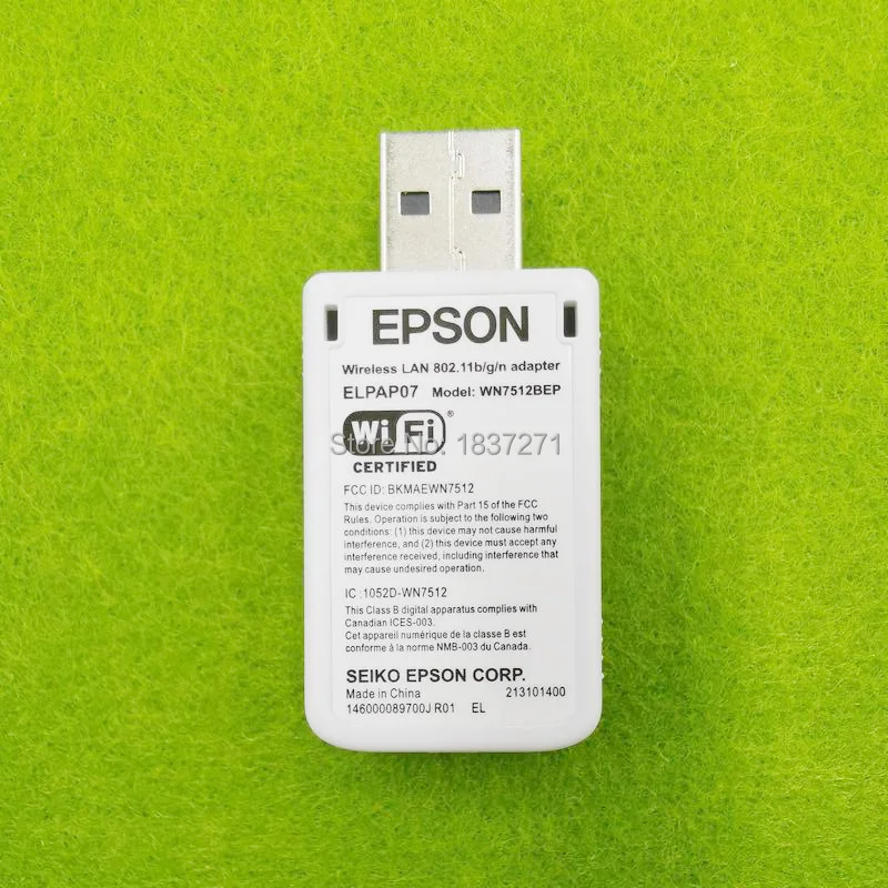 Оригинальный беспроводной адаптер ELPAP07 WN7512BEP LAN 802.11b/g/n для проектора epson|Пульты ДУ|