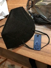 Mascarilla facial higiénica para adultos, máscara KN95 ffp2reutilizable de 5 capas FPP2, CE FFP2 FFP3, color negro