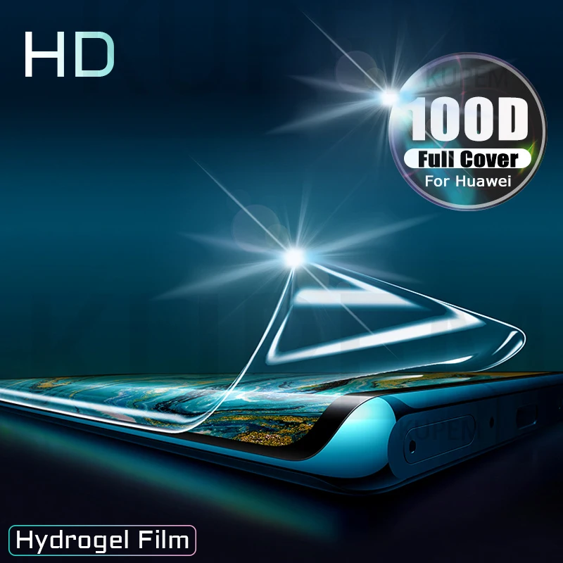 Full Cover Screen Protector For Huawei P30 Pro Lite P20 coque Hydrogel