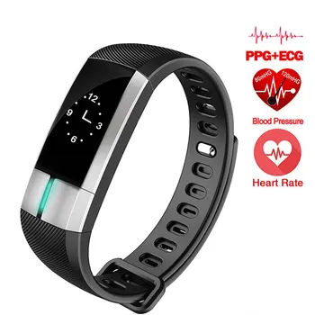 Reloj inteligente ECG para teléfono, pulsera deportiva con control de la presión sanguínea y del ritmo cardíaco
