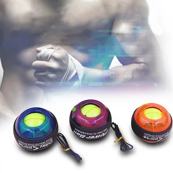

LED Wrist Ball Trainer Gyroscope Strengthener Gyro Power Ball Arm Exerciser Power ball Exercise Gym Fitness Equipment C1493 e