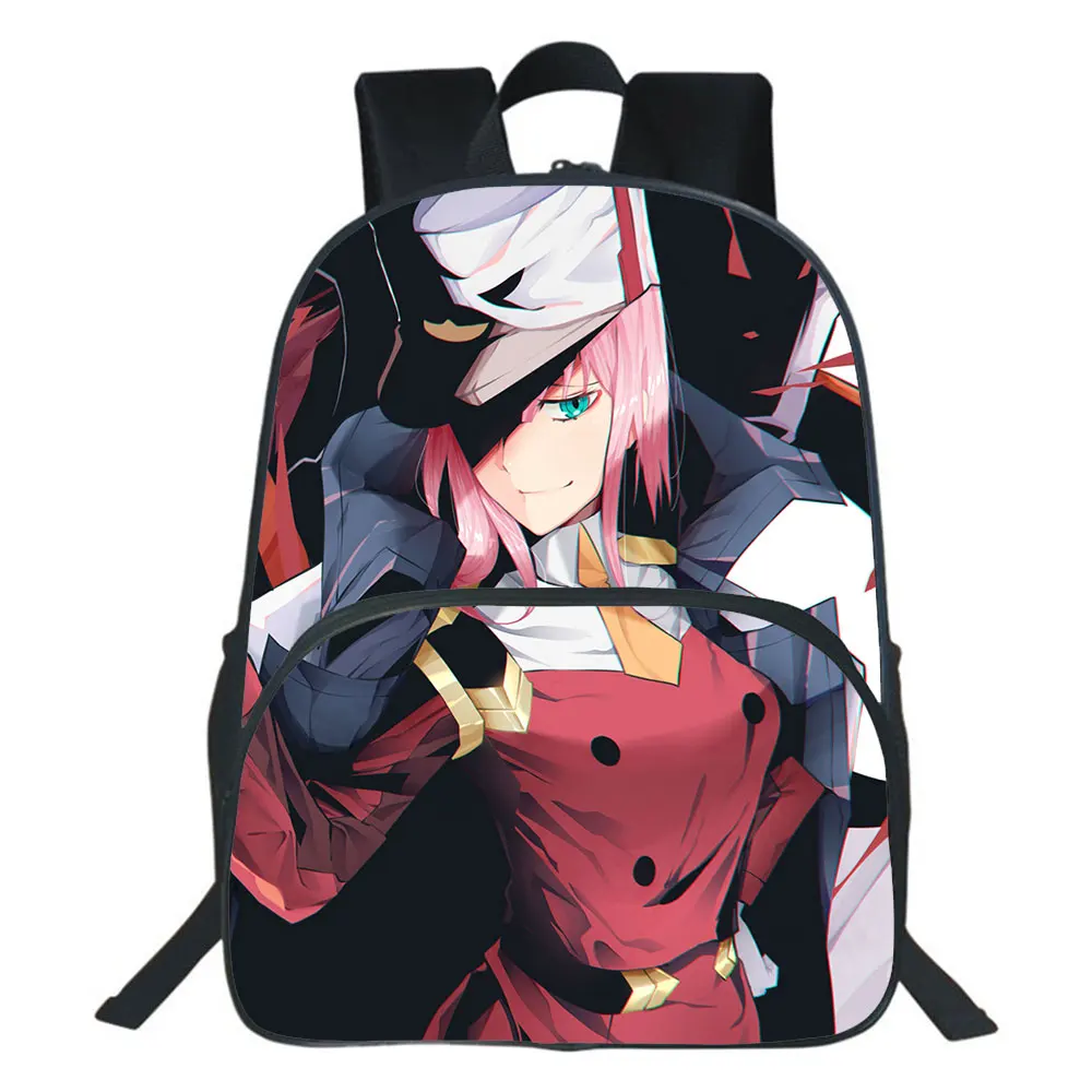 2021 Darling In The FranXX Anime Backpack Kids Teens School Bags Bookbag Cartoon Travel Casual Mochilas. Support custom