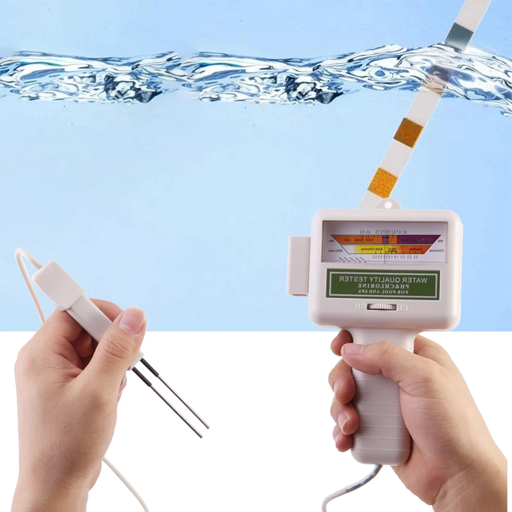 ABS PC101 Chlorine Meters PH Tester Water Testing Device Essential