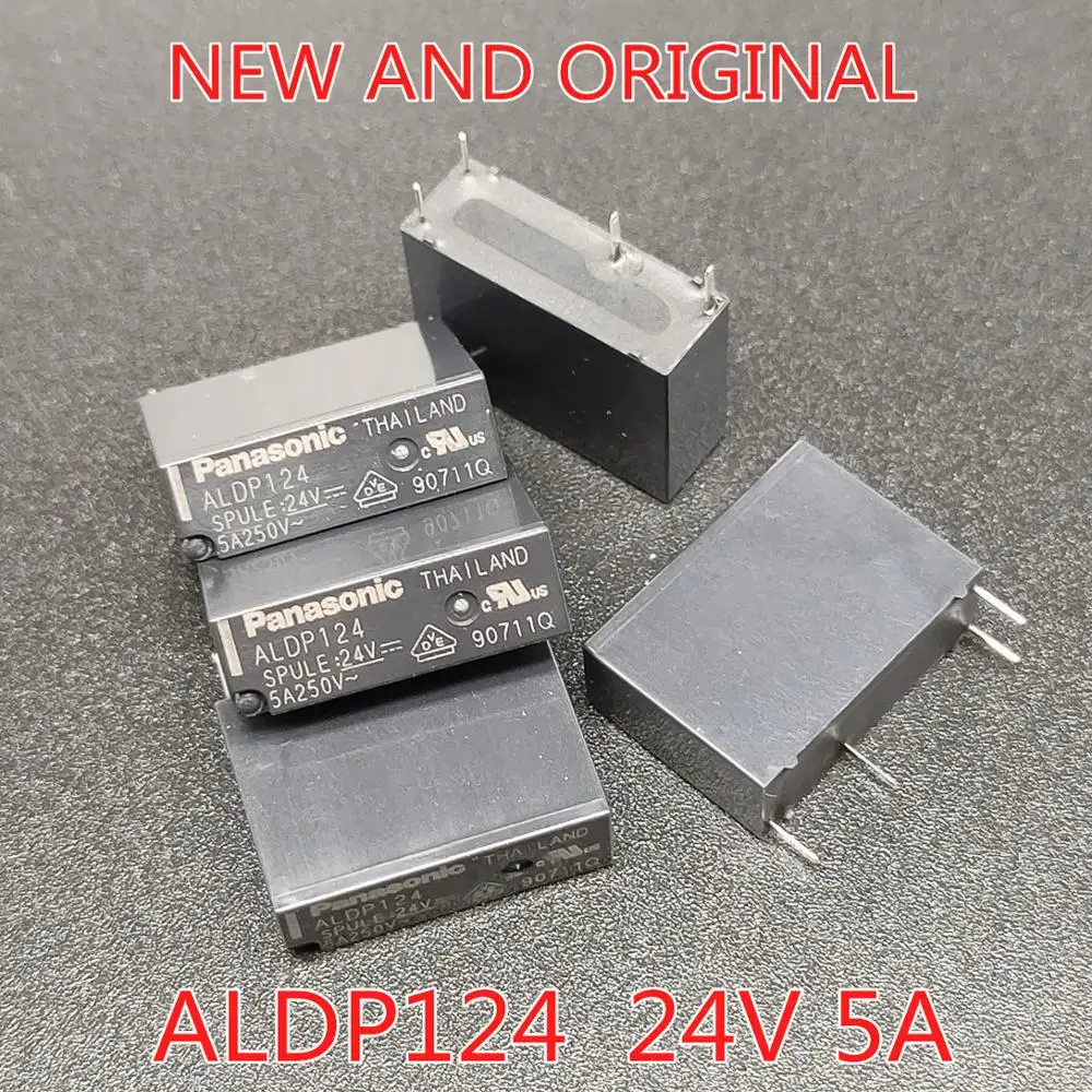 5 шт./лот реле Aldp124 Aldp124W 24V 5A 250V Dip4 Новый и оригинальный|relay 5a|relay 24vrelay 250v |