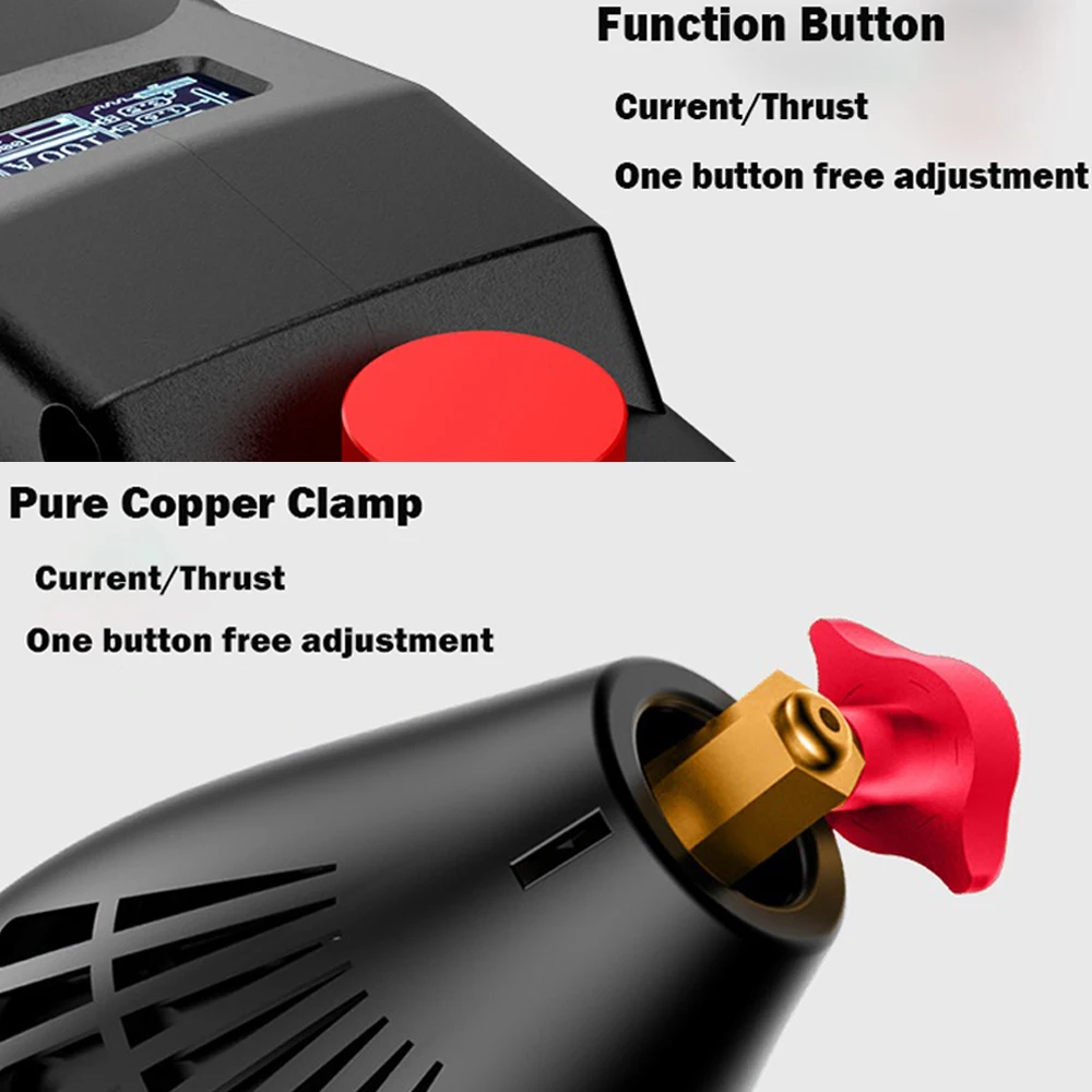 Máquina de soldadura por arco KKMOON herramienta de bricolaje portátil ajustable