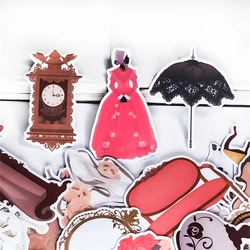 38pcs/pack New Mori Vintage Furniture Stickers Handbook Stickers DIY Craft Photo Albums Sticker/Scrapbooking Stickers