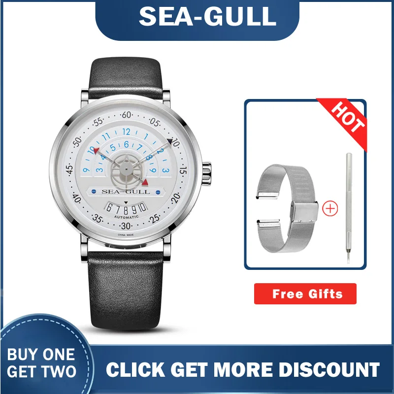 

Seagull Luxury Men's Watch Montre Homme Automatic Mechanical Watch for men 819.93.6049 Sapphire face