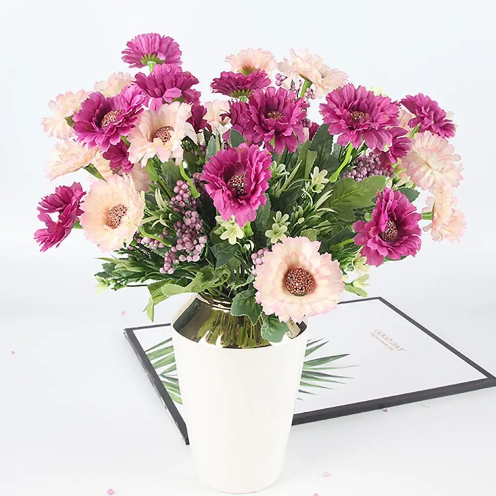 Colorful 1 Bouquet Special Realistic Looking Artificial Flower Faux