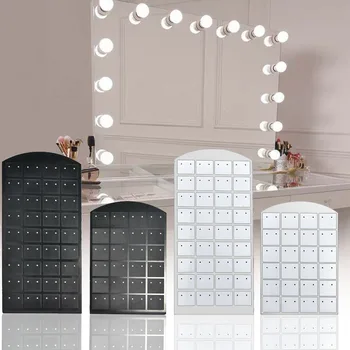 

48 Holes 72 Holes Storage Rack Jewelry Showcase Home Universal Free Standing Protective Ear Studs Stable Earrings Display Stand