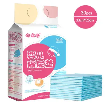 

30pcs Newborn Babies Waterproof Breathable Disposable Underpad Diaper Incontinence Protector For Adult Child Or Pets Absorbent