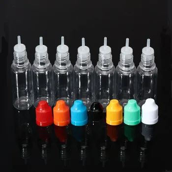 

20pcs 10ml Empty PET Liquid Bottle Plastic Bottle for Eye Drop E-Cigarette Liquid Needle Tip Hard Bottles