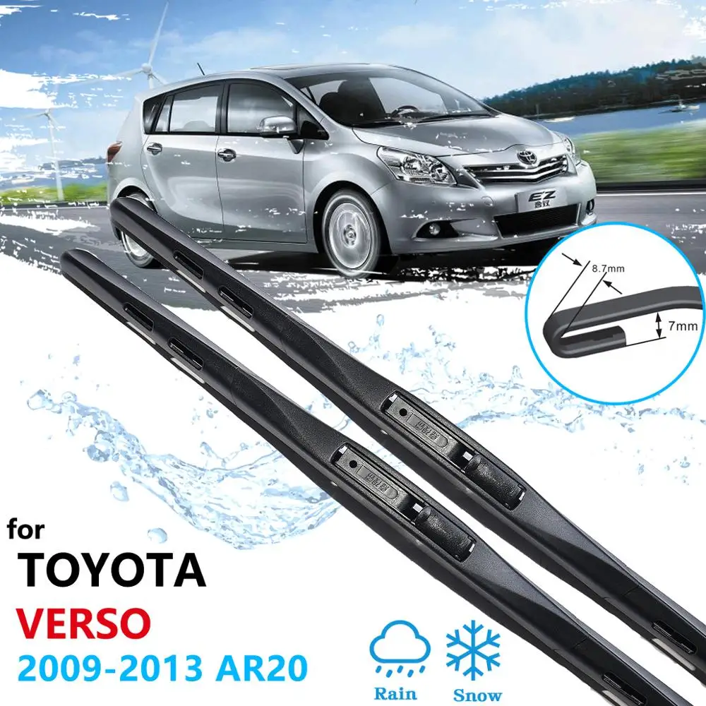 de limpiaparabrisas para Toyota Verso accesorios para coche, 2009, 2010, 2012, 2013|Limpiaparabrisas| - AliExpress