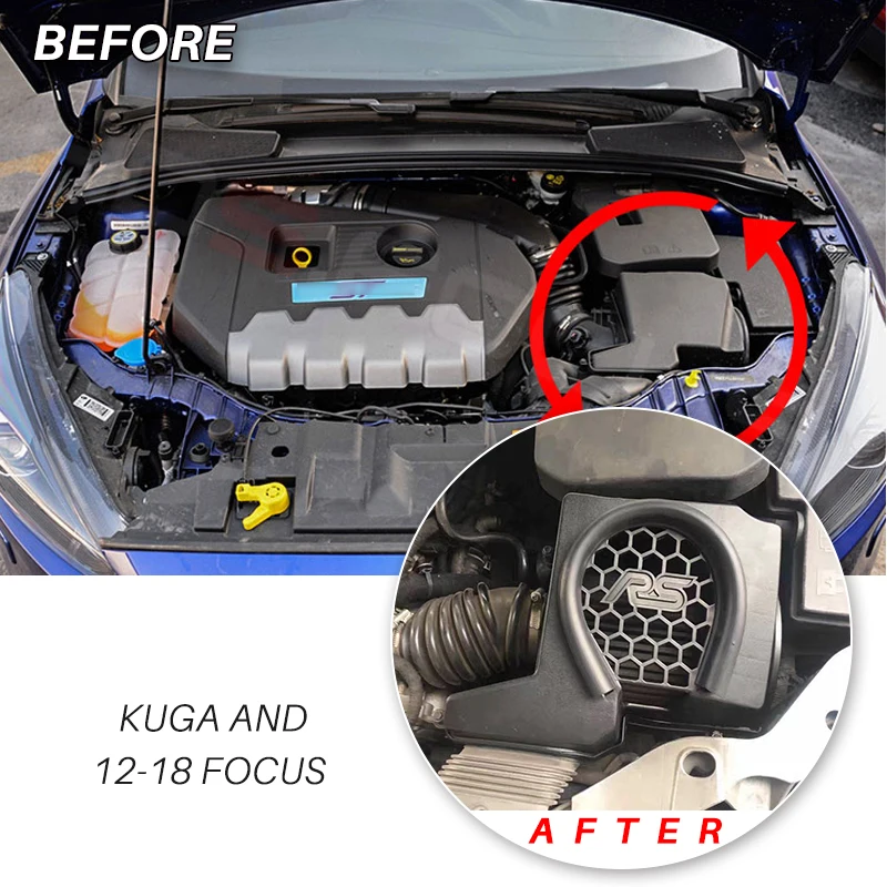 Корпус фильтра на воздухозаборник для focus rs kuga защитная впускная крышка