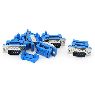 

5pcs D-SUB DB9 9 Pin Male IDC Type Connector for Flat Ribbon Cable